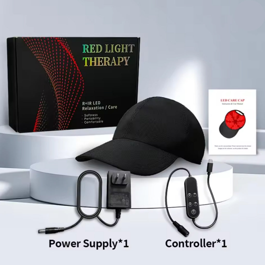 LumiGlow Red Light Hat